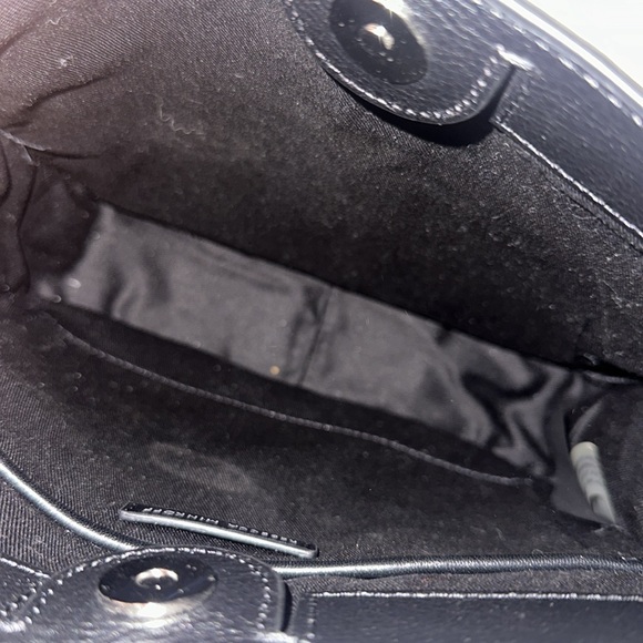 Rebecca Minkoff Megan Leather Hobo Crossbody Bag w/ Studded Strap - Picture 4 of 5